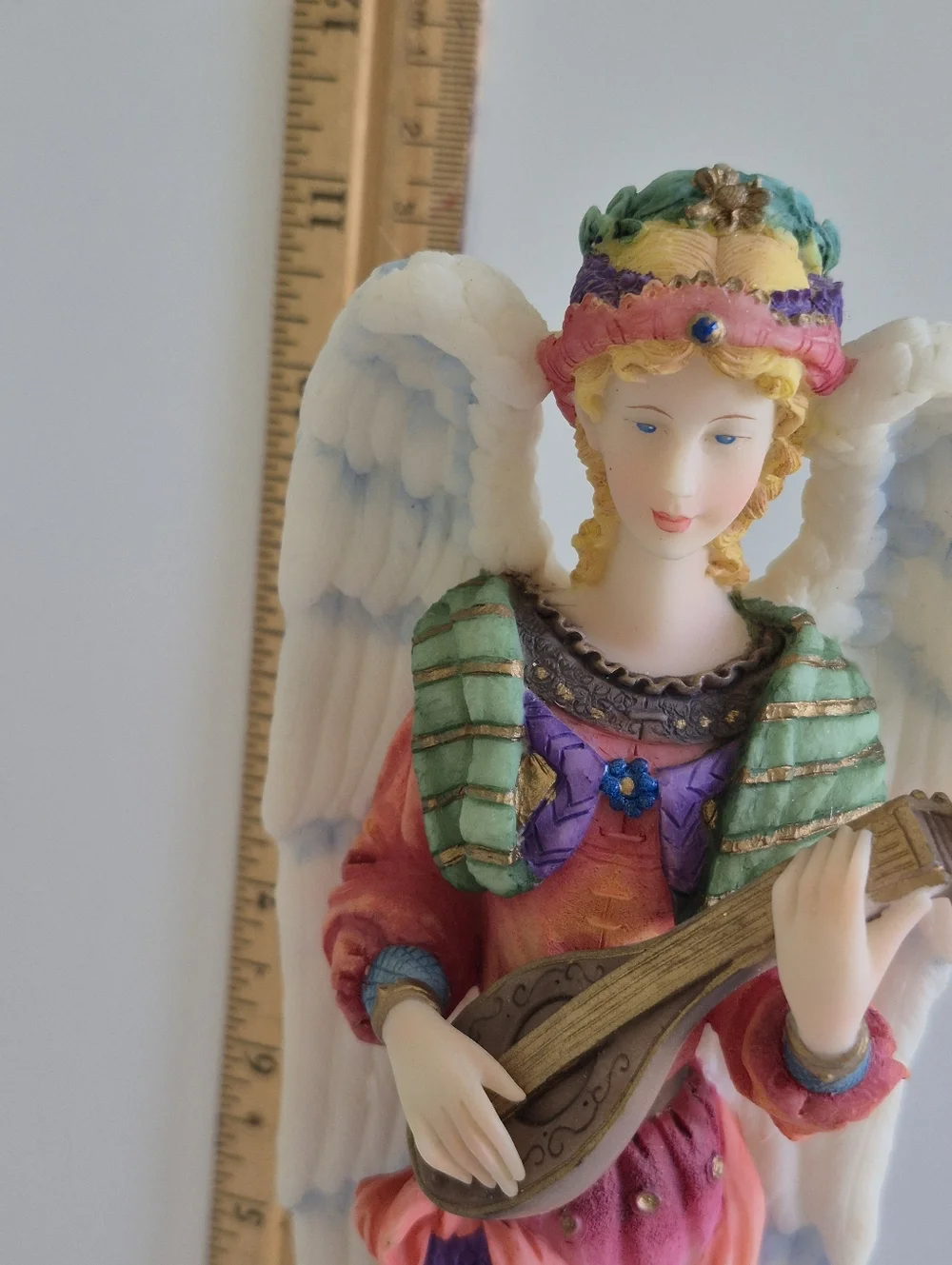 Lenox Angel of Harmony Figurine with Mandolin 1997 - Picture 12 of 15